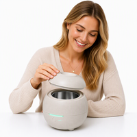 Nettoyeur à ultrasons pour prothèses dentaires, aligneurs et bijoux, rechargeable par USB, IPX7, directement de l'usine