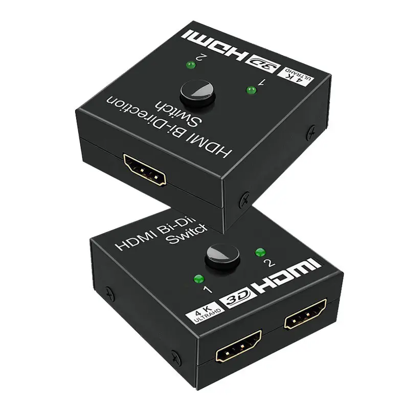 Switcher compatibile HDMI 4K 2K 1 In2 Out 2 Input 1 Output Splitter Switch bidirezionale HDMI per Box TV PS4/3