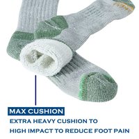 Chaussettes en laine mérinos pour homme, chaussettes thermiques - Chaussettes de sport pour homme, adaptées à la randonnée, au trekking, au camping
