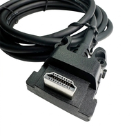 Cable Conector USB a HDMI Negro de 2 Metros para Máquina POS Ingenico