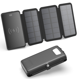 El más nuevo 10000mAh <span class=keywords><strong>Powerbank</strong></span> USB <span class=keywords><strong>26800</strong></span> con cargador de panel solar Power Bank USB Carga inalámbrica Power Bank en paneles solares - Product Image 4