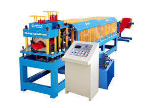 Hàng châu Trung Quốc tự động mạ kẽm gạch <span class=keywords><strong>ridge</strong></span> <span class=keywords><strong>cap</strong></span> thép máy ngói roll <span class=keywords><strong>forming</strong></span> <span class=keywords><strong>machine</strong></span> - Product Image 3