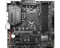 Motherboard Gaming rekondisi MS1 B360M MORTAR tanpa kotak asli 4xDDR4 DIMM LGA 1151 mendukung prosesor I7/i5/i3