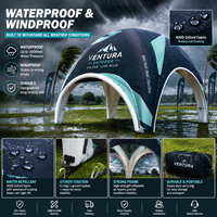 Carpa Inflable Hermética Profesional CATC |   Letrero Personalizado con Diseño de Araña |   Resistente al Agua y a los Rayos UV |   Refugio para Eventos Silenciosos |