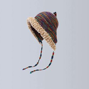 2025 High Quality Acrylic Winter <b>Knitted</b> Folding Beanie Hat <b>for</b> Men Women Fruit <b>Pattern</b> <b>for</b> Beach Business Scene to Keep Warm - Product Image 5