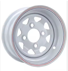 <span class=keywords><strong>Remorque</strong></span> de haute qualité en usine en Chine et <span class=keywords><strong>roue</strong></span> ou jante blanche LT 13 <span class=keywords><strong>pouces</strong></span> PCD <span class=keywords><strong>4</strong></span>-100 - Product Image 1