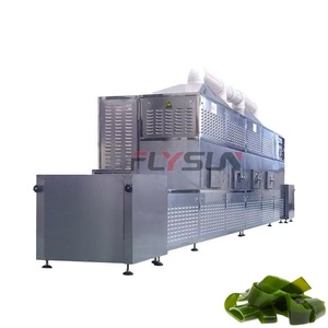 Secador de Túnel por Microondas Automático con Control PLC Flysun para Esterilización de Algas Kelp con Cinta Transportadora, Máquina de Secado de Alta Eficiencia Energética - Product Image 1