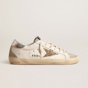 Zapatillas Deportivas Vintage con Diseño de Estrellas, de Cuero Genuino, Transpirables, Ligeras, con Cordones, Ajuste Cómodo, para Primavera, Verano e Invierno - Product Image 3