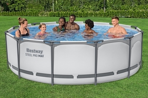 <span class=keywords><strong>Piscina</strong></span> Familiar Elevada Bestway 56260 con Marco de Acero Redondo para Exteriores, <span class=keywords><strong>3.66</strong></span> m X 1.00 m - Product Image 3