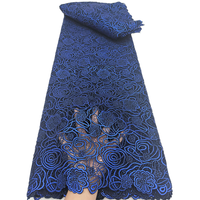 Tissu en dentelle guipure de haute qualité NI.A, dentelle en filet brodée, dentelle unie pour les fêtes et les mariages