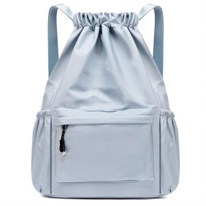Portable <b>Drawstring</b> <b>Backpacks</b> Large Capacity String Shoulder Yoga Bag Lightweight Sport Bags for Swimming Yoga - Product Image 1