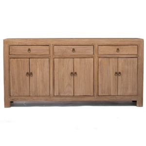High Quality Solid Wood <b>Sideboard</b> Cabinet with Elegant Design Large Capacity Storage for Luxury Home Hotel Restaurant Furniture - Product Image 1