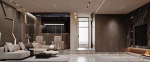 Design d'Interni 3D Moderno per Villa e Bagno con Disegni Tecnici, Lista Materiali e Soluzioni di Fornitura - Product Image 6