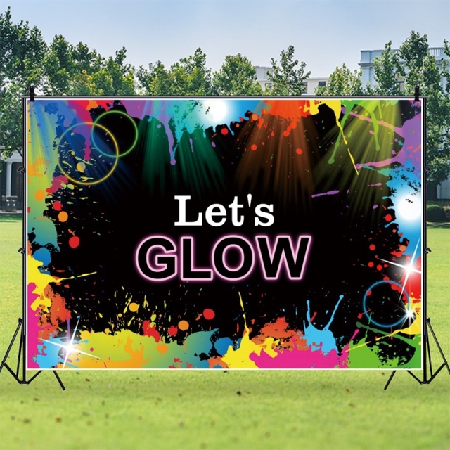 Best Selling 80x120cm Rendering Colorful Graffiti Birthday Party Decoration Backdrop Photography Background Cloth