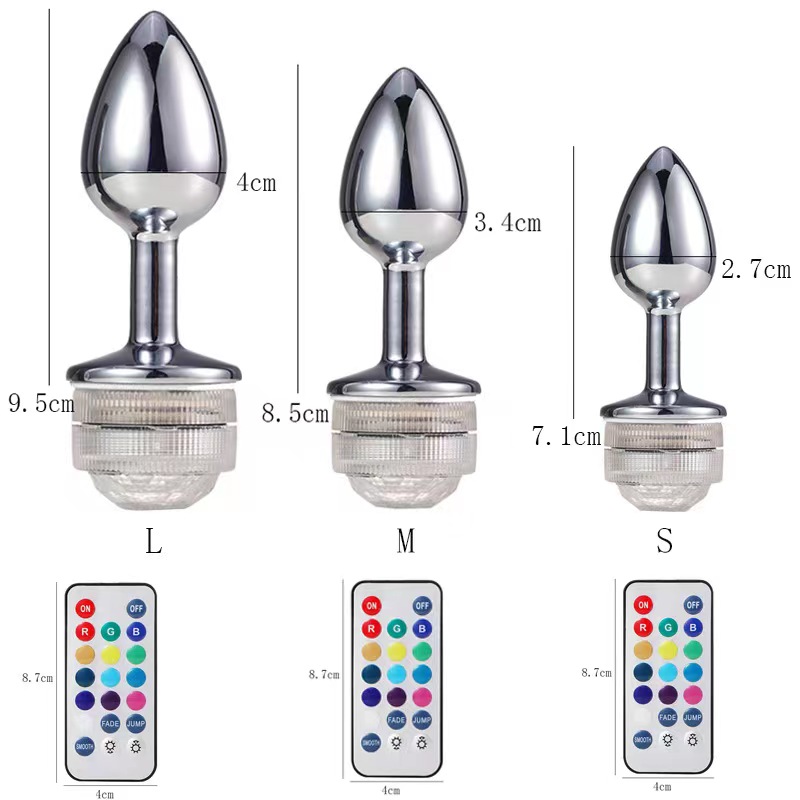 nus Em Mudana Da Cor Ampliar Anal Plug Com Remoto Anal Light Up Plug Plug  Anal Com Luzes Led| Alibaba.com