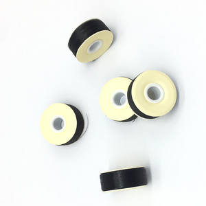 Предварительно намотанная шпульковая нить 70D/2 размера L, 100% полиэфирная высокопрочная черная нить для шитья - Product Image 3