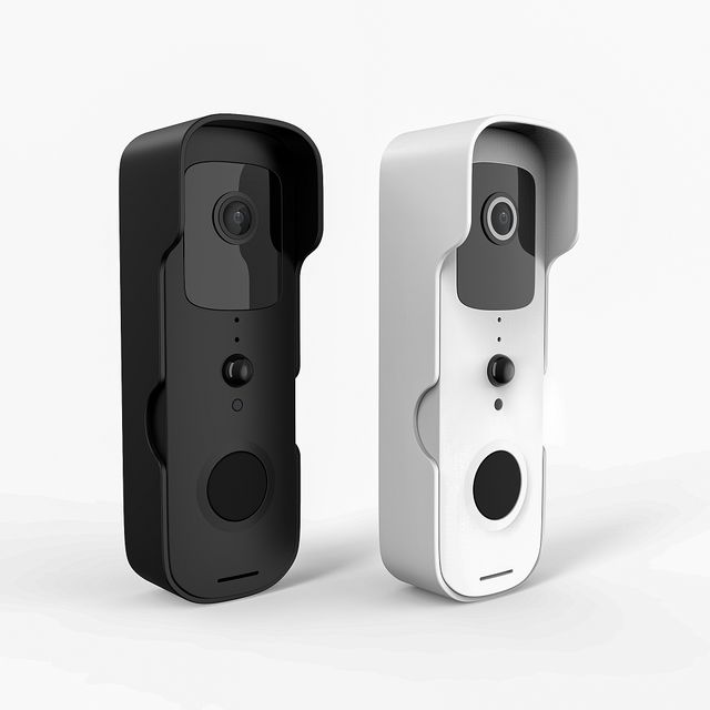 Tuya WiFi HD 1080P Smart Home Security Camera Doorbell IP65 Waterproof with PIR Motion Detection IR Night Vision & App Control