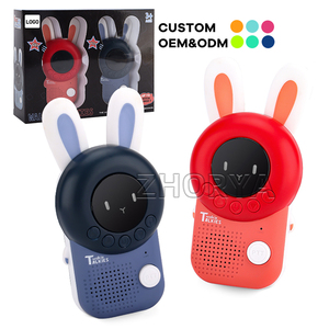 Zhorya 2 pièces Mini talkies-walkies <span class=keywords><strong>Interphone</strong></span> Radio pour enfants 3Km Transmission émetteur-récepteur jouets interactifs pour les enfants - Product Image 1