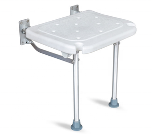 Chaise <span class=keywords><strong>de</strong></span> <span class=keywords><strong>douche</strong></span> rabattable et antidérapante <span class=keywords><strong>pour</strong></span> personnes âgées, <span class=keywords><strong>tabouret</strong></span> <span class=keywords><strong>de</strong></span> <span class=keywords><strong>douche</strong></span> mural en alliage d'aluminium <span class=keywords><strong>de</strong></span> sécurité sans barrière - Product Image 1
