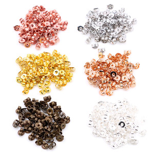 200pcs <strong>Earring</strong> Post <strong>Backs</strong> Stopper Scrolls Ear Post <strong>Butterfly</strong> <strong>for</strong> Jewelry Making DIY Blocked Caps <strong>Earring</strong> <strong>Backs</strong> Stoppers - Product Image 3
