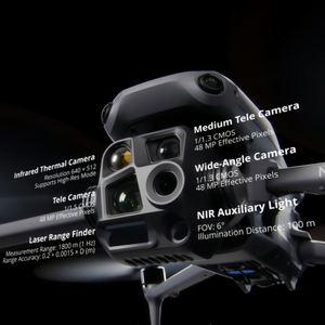 Prix de gros Matrice 4T Drone avec module télémètre laser et lumière auxiliaire infrarouge proche UAV Matrix 4T Dron - Product Image 1