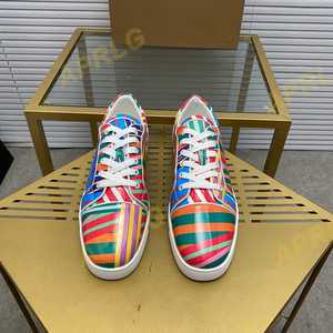 Zapatos de Skate Unisex Christians, de Alta Calidad, Marca Personalizada, Suela Gruesa, Retro, con Cordones, Casuales, Transpirables, Estilo Louboutin - Product Image 1