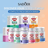 SADOER Vente en gros de dentifrice blanchissant à base de plantes pour adultes, comprimés de dentifrice solides 28,5 g/30 comprimés, nettoyage en profondeur, élimination des taches jaunes