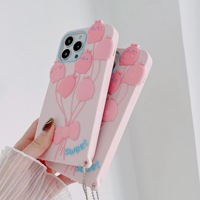 Coque de téléphone portable en silicone véritable antichoc avec motif de lapin de dessin animé sportif pour 1112 13 14 15 16 Pro Max