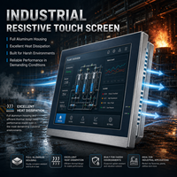 Pantalla Táctil HMI PLC Mochuan de 12.1 Pulgadas, Programable, Control Modbus, Visualización de Valor de Caldera de Gas