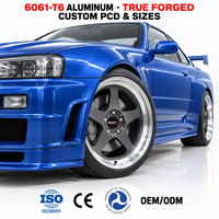 Vente flash - Jantes forgées 18 19 20 21 22 pouces 5x114.3 Gunmetal Deep Dish pour Nissan 350Z 370Z Toyota Supra
