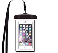 Étui étanche pour téléphone portable Veilleuse PVC transparent Rose Vert Bleu Orange Pochette pour téléphone étanche