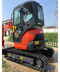 Mini-excavatrice d'occasion en bon état, marque Kubota U25, fabriquée au Japon, hydraulique, sur chenilles, 2,5 tonnes, avec certifications CE et EPA, à vendre - Product Image 1