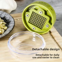 Presse-ail manuel, coupe-ail portable, outil multifonctionnel pour hacher le gingembre et le piment, hachoir à ail de cuisine