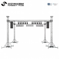 Scène modulaire portable en aluminium, structure robuste en alliage, capacité de charge de 1000 kg, truss pour éclairage, idéal pour les événements DJ, concerts et performances en club