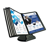 Expositor de Archivos de Sobremesa de Rápida Instalación, Material PE, Forma de Carpeta, Impresión Laminada para Empresas de Publicidad