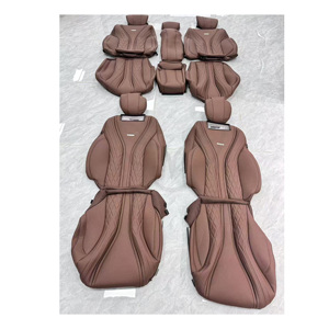 Set Completo di Coprisedili di Lusso in Pelle per Interni Auto per <span class=keywords><strong>Mercedes</strong></span> Benz Classe <span class=keywords><strong>S</strong></span> <span class=keywords><strong>W221</strong></span> W222 W223 - Product Image 1