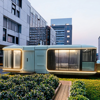 Design innovant Internet Celebrity Space Capsule Pliant Container House Tiny Home Capsule House Integrated Steel