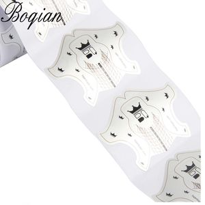 Etiquettes adhésives en plastique acrylique et argent, Logo personnalisé OEM, 500 pièces, vente en gros - Product Image 5