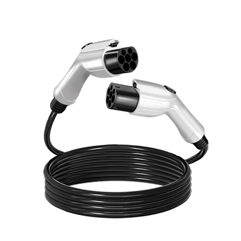 15A 16A Однофазный 120V Режим 2 Уровень 1 Тип 1 Портативный Мобильный Зарядное Устройство для Электромобилей EV с Кабелем для Перезарядки и Светодиодными Лампами