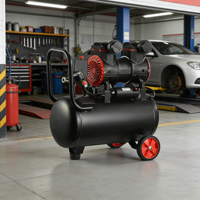 Compresseur d'air silencieux sans huile 1100W, pompe médicale dentaire 0.8MPa 75L/Min 2800rpm, machine à pression d'air