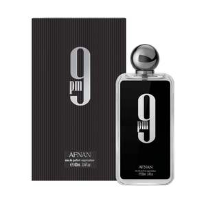 Best-seller transfrontalier Afnan 9 PM Rebel 100ml, Eau de Toilette unisexe rouge du Moyen-Orient, Dubaï, notes d'agrumes <span class=keywords><strong>et</strong></span> de vétiver - Product Image 2