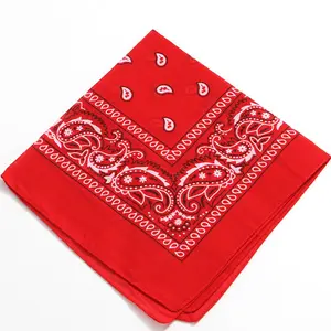 Produttore anti-polvere multiuso oem eco friendly personalizzato sublimazione stampato in cotone caisley bandana