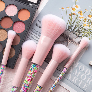 Spot candy – Lot de 5 pinceaux de maquillage pour débutants, outils de beauté, pinceau pour poudre libre, ensemble complet de 5 pinceaux de maquillage - Product Image 2