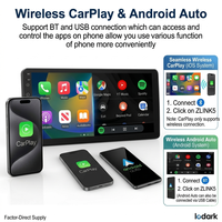 Radio de Coche Android LODARK N2 de 7 Pulgadas para Toyota Corolla Hilux, Android 12, SSD2386, Pantalla IPS, GPS, Navegación, CarPlay Inalámbrico