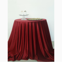 Nouvelle nappe ronde Luchuan pour la maison, vert foncé, 100% polyester, style velours froissé personnalisé