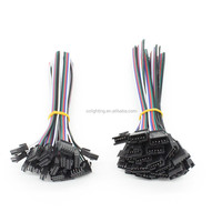 Konektor Kabel Pin Male Female 2 3 4 5 6, Konektor SM JST, Terminal Lampu Strip LED RGB, Jack 2pin 3pin 4pin