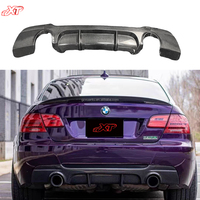 E92 E93 MP Diffuser Bumper belakang, bahan serat karbon untuk BMW 3 Series E92 m-tech Splitter Spoiler Body Kit
