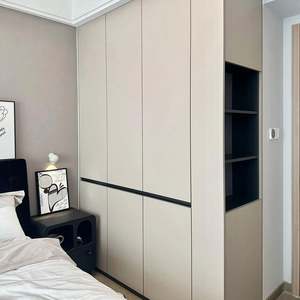 Guardarropa moderno personalizable, muebles con puerta de cristal, armarios para dormitorio, Hotel, sala de estar, hogar, apartamento, Villa, uso - Product Image 1