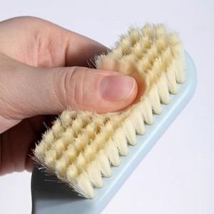 Household <b>soft</b>-bristled <b>shoe</b> brush, bathroom long-handled <b>shoe</b> brush, plastic <b>shoe</b> brush, can be hung on clothes, - Product Image 4