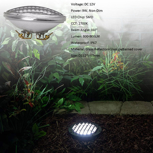 <span class=keywords><strong>Projecteur</strong></span> <span class=keywords><strong>LED</strong></span> Submersible BENORY IP67 9W en Verre PAR36 5000K Blanc Neutre <span class=keywords><strong>avec</strong></span> Télécommande AC 12V pour Hôtels - Product Image 1